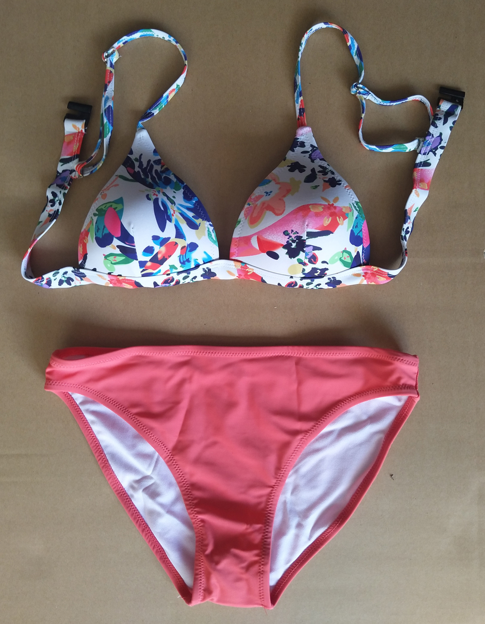 F4538-2 Missy Summer Bikini in Lemon Floral